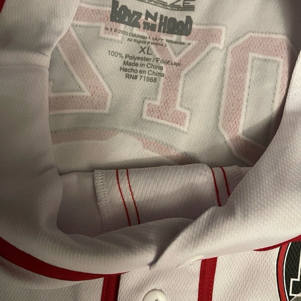 Freeze Men’s Baseball Jersey BOYS N THE HOOD South Central LA Size XL - Picture 5 of 7